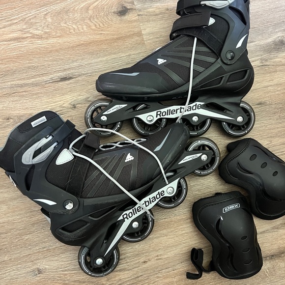 Rollerblade Men's Zetrablade Inline Skates Size 11 (no Brakes) - Picture 1 of 12